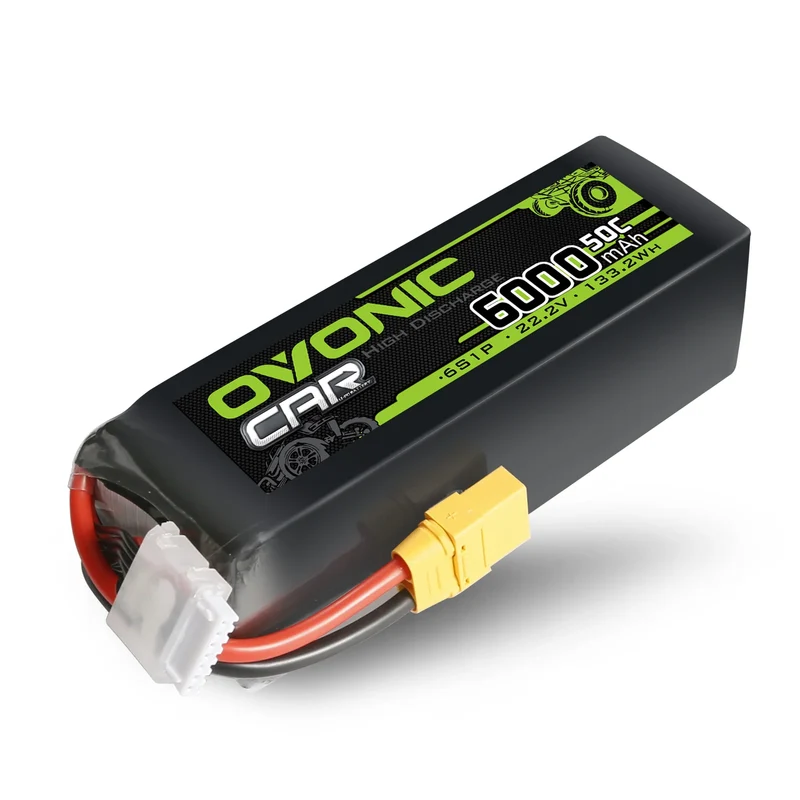 Ovonic Car 6S Lipo Akku 6000mAh 6S1P 50C 22,2V RC Lipo Akku mit XT90 Stecker