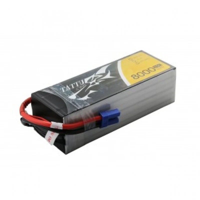Tattu 6S 8000mAh 22,2V 25C 6S1P Lipo-Akku mit EC5