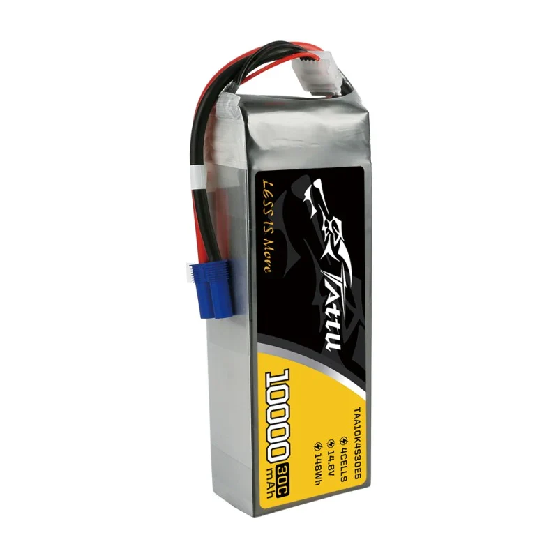 Tattu 10000mAh 14,8V 30C 4S1P Lipo Akkupack mit EC5