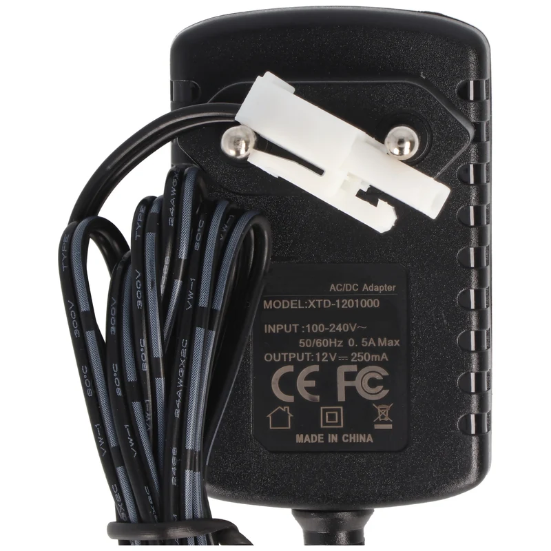 AccuCell Ladegerät für 12V RC AkkuPack mit Mini Tamiya Stecker 12V, Ladestrom max. 250mA