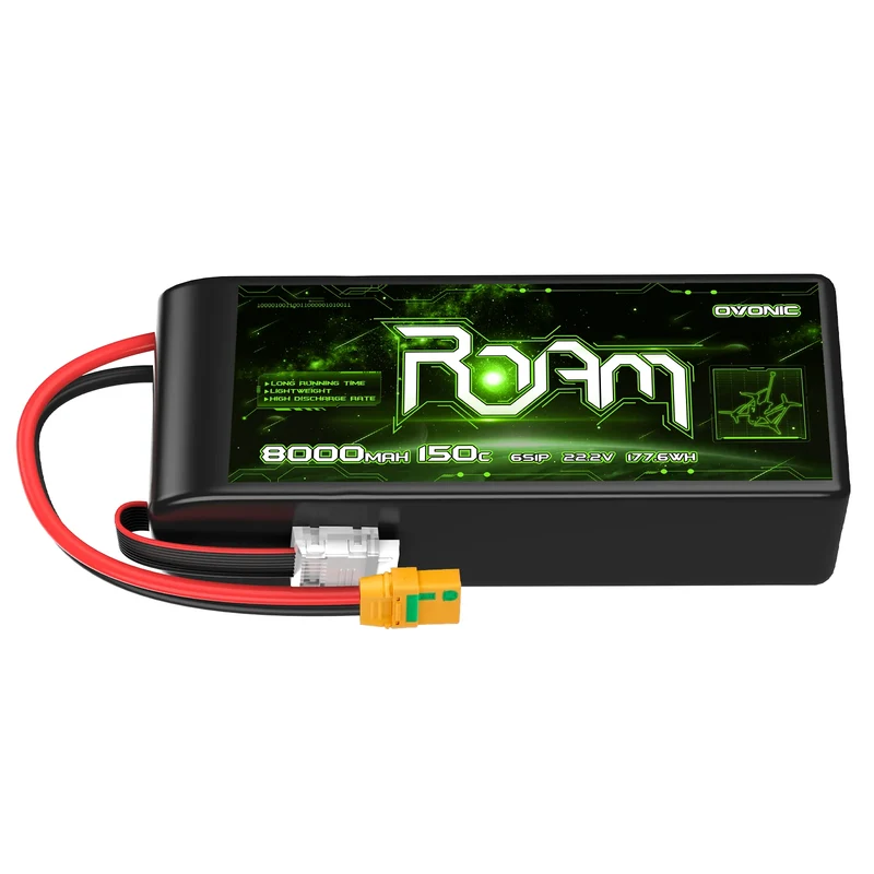 Ovonic Roam Serie 6S Lipo Akku 8000mAh 6S1P 150C 22,2V mit XT90-S
