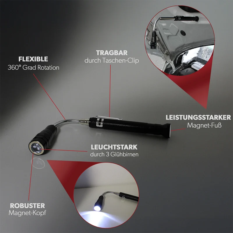 Siwitec Teleskop LED Taschenlampe