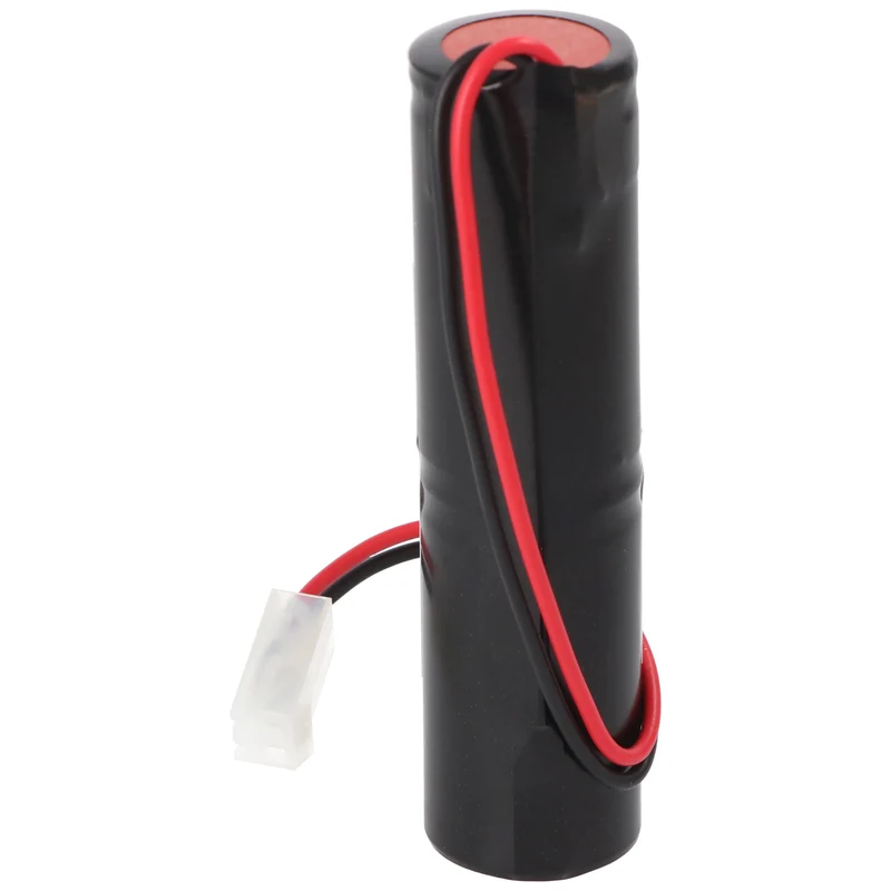 AccuCell Notleuchtenakku NiMH 2,4V 1800mAh L1x2 Sub-C mit 200mm Kabel und CGM2 Stecker ersetzt Elubat 275602