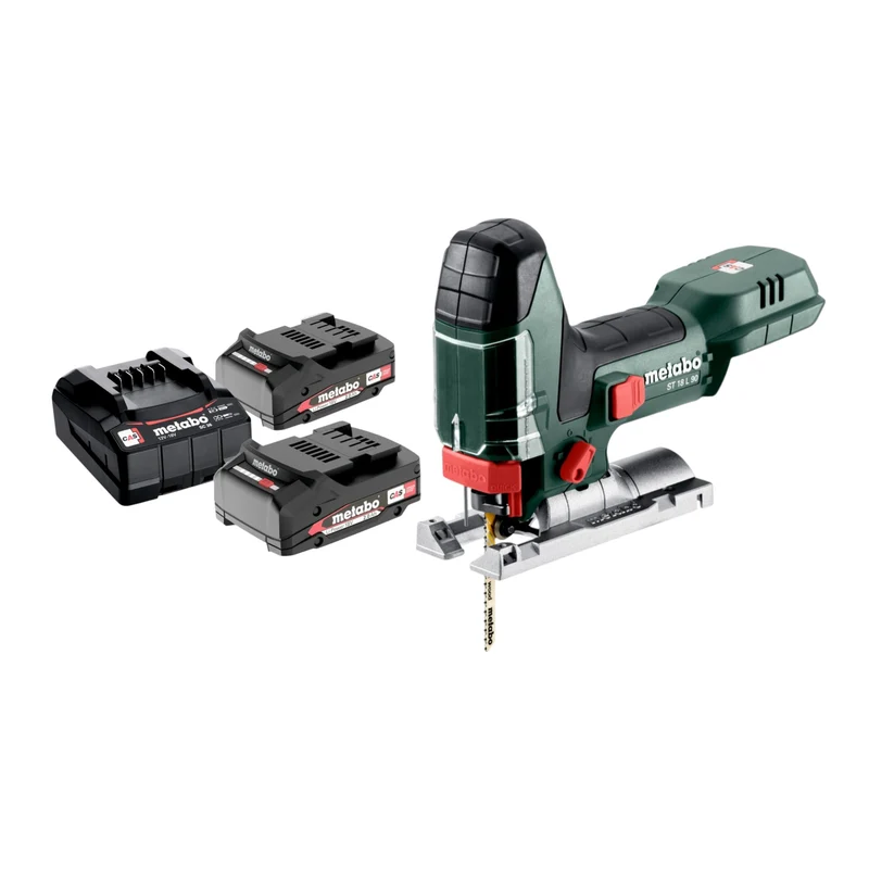 Metabo ST 18 L 90 Akku Stichsäge 18 V 90 mm + 2x Akku 2,0 Ah + Ladegerät