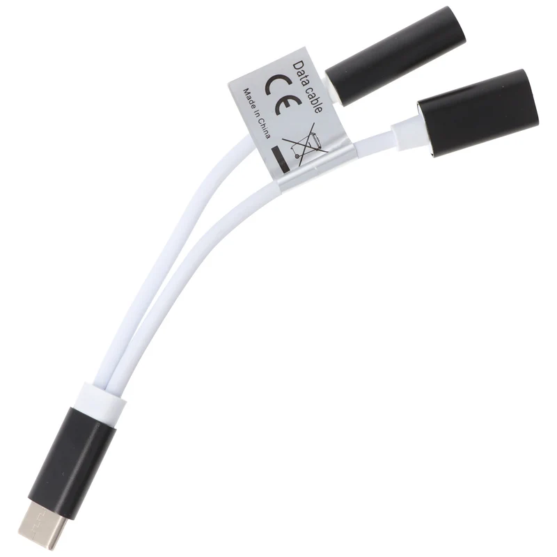 AccuCell 2IN1 AUDIO-ADAPTER USB TYPE C USB-C auf 3,5MM STEREO - KABEL UND LADEANSCHLUSS
