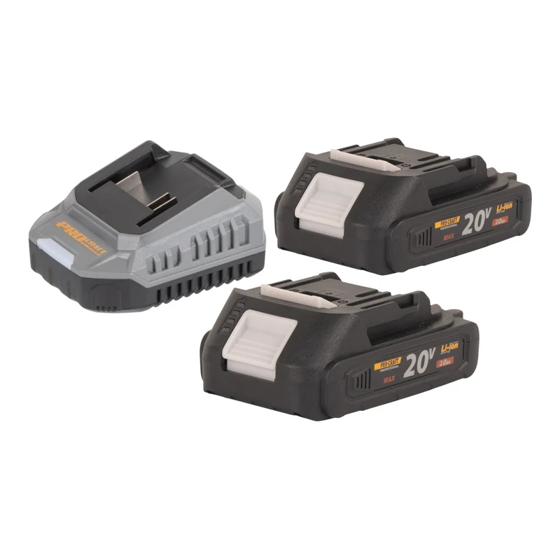 Procraft PHA30-bb-c Akku Bohrhammer 20 V 2,8 J SDS plus Brushless + 2x Akku 2,0 Ah + Ladegerät + Koffer
