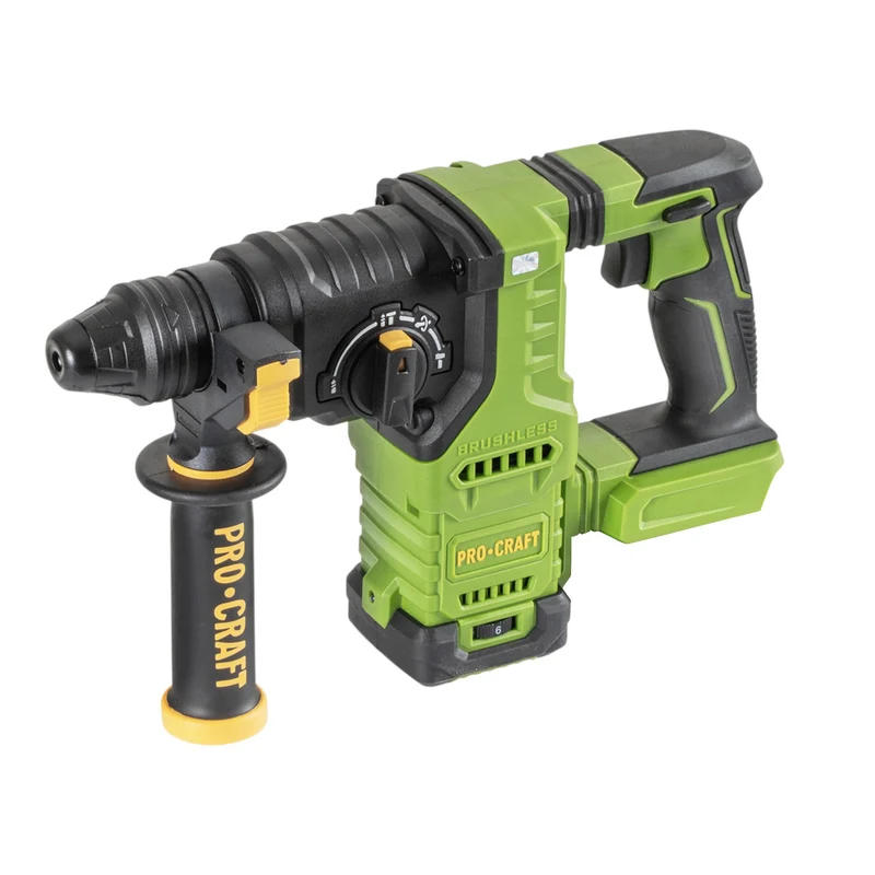 Procraft PHA30-bb-c Akku Bohrhammer 20 V 2,8 J SDS plus Brushless + 1x Akku 4,0 Ah + Koffer - ohne Ladegerät