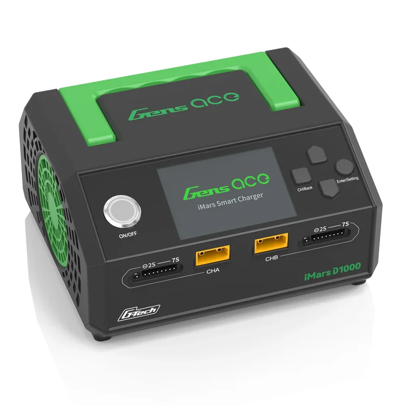 Gens Ace iMars D1000 Smart-Ladegerät | Zweikanal | AC 1000 W | G-Tech