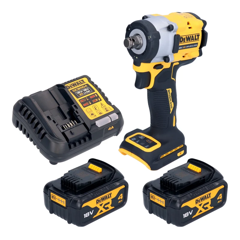 DeWalt DCF 921 M2 Akku Schlagschrauber 18 V 400 Nm 1/2" Brushless + 2x Akku 4,0 Ah + Ladegerät