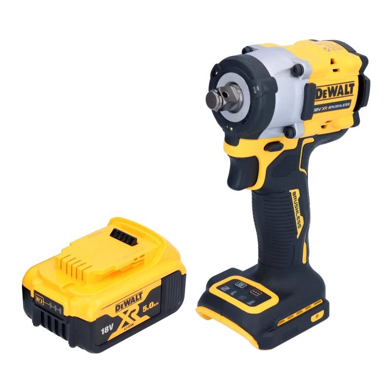 DeWalt DCF 921 N Akku Schlagschrauber 18 V 400 Nm 1/2" Brushless + 1x Akku 5,0 Ah - ohne Ladegerät