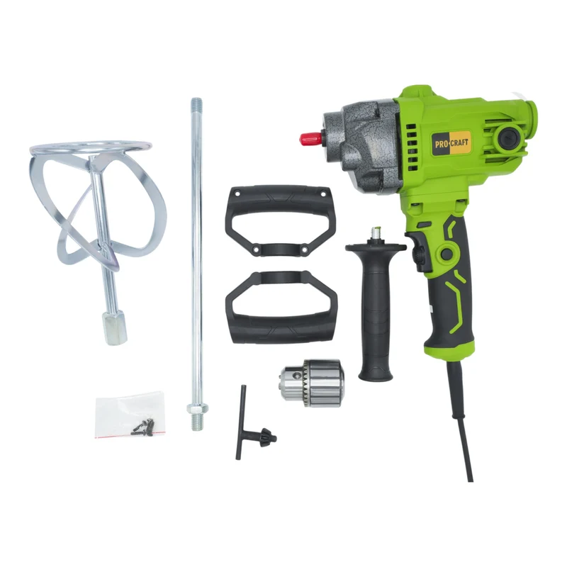 Procraft PS1750 Bohrmaschine und Rührwerk 1200 Watt 16 mm