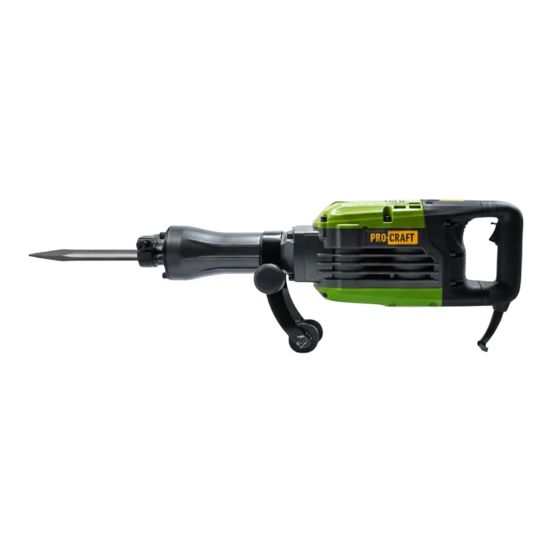 Procraft PSH2600 Abbruchhammer 1200 W 50 J 1400 Schläge pro Minute + Meißel + Koffer