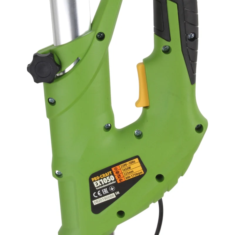 Procraft EX1050 Langhalsschleifer 750 Watt 225 mm + Zubehör