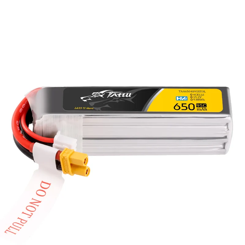Tattu Lipo 4S 650mAh 95C 4S1P 15,2V HV XT30U-F Langpackung
