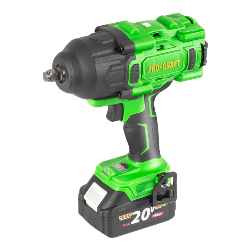 Procraft PWA80-1B-C Akku Schlagschrauber 20 V 1600 Nm 1/2" Brushless + 1x Akku 4,0 Ah + Ladegerät + Koffer
