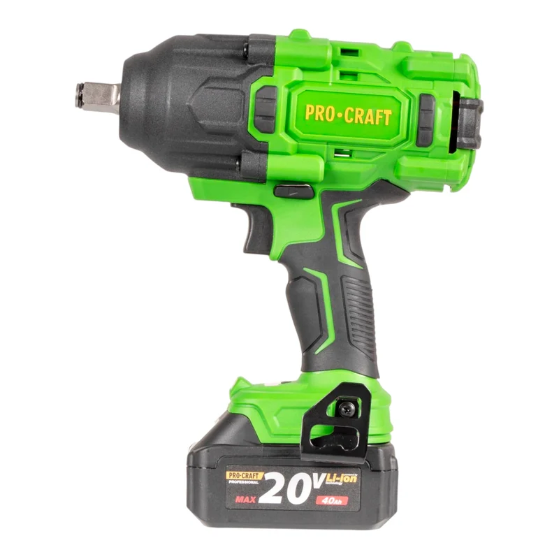 Procraft PWA80-1B-C Akku Schlagschrauber 20 V 1600 Nm 1/2" Brushless + 1x Akku 4,0 Ah + Ladegerät + Koffer