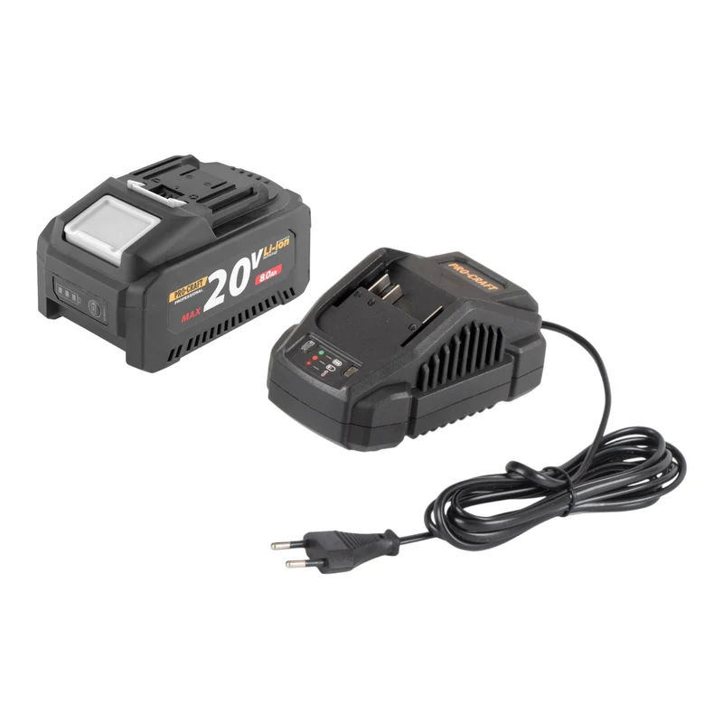 Procraft PHA50-1B-C Akku Bohrhammer 20 V 7 J SDS max Brushless + 1x Akku 8,0 Ah + Ladegerät + Koffer