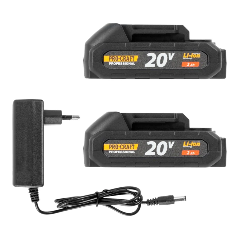 Procraft PTA24 Akku Trimmer 20 V 150 mm + 2x Akku 2,0 Ah + Ladegerät