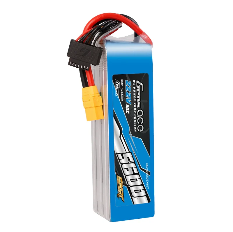 Gens Ace Sport G-Tech 6S 5600mAh 22,2V 80C 6S1P Lipo-Akku mit XT90-Stecker