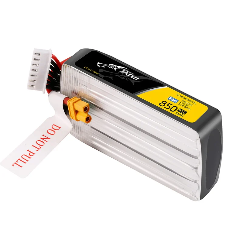 Tattu R-Line 6S 850mAh 22,8V 95C 6S1P XT30 Lipo-Akku im Langpack