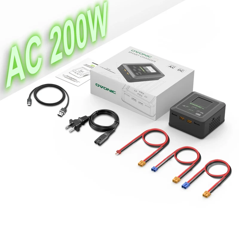 Ovonic X1 Zweikanal-LiPo-Ladegerät AC200W/DC300Wx2 Lipo-Akku-Balance-Ladegerät