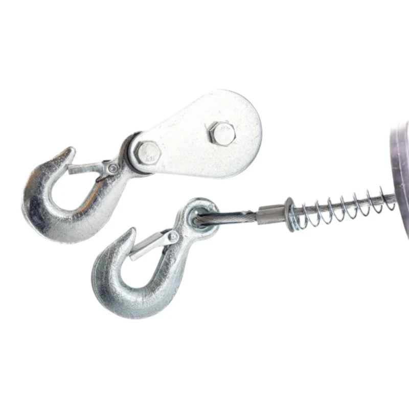 Procraft TP600 elektrische Seilwinde Seilzug 1200 W 6 mm Tragfähigkeit ohne/mit Umlenkrolle 300/600 kg Hubhöhe 12/6 m