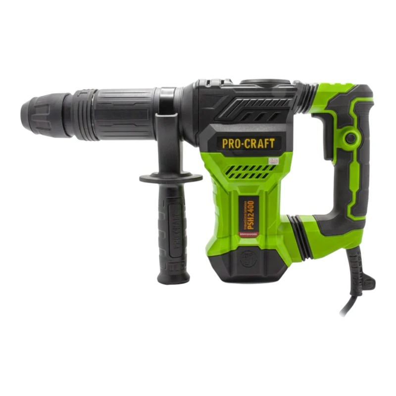 Procraft PSH2400 Abbruchhammer 1300 W 18 J 3900 Schläge pro Minute + Meißel + Koffer