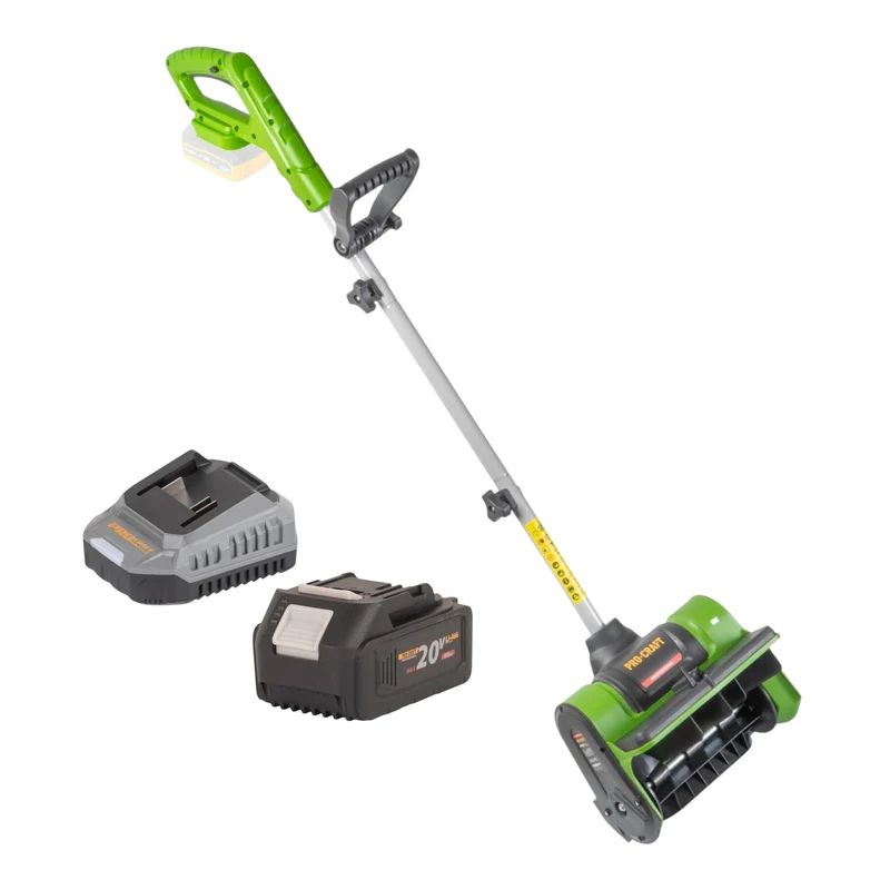 Procraft PSB20bb Akku Schneefräse 20 V 300 mm + 1x Akku 4,0 Ah + Ladegerät