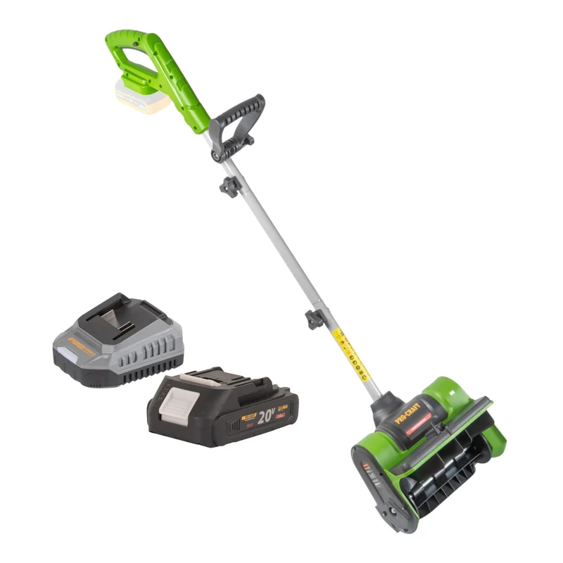 Procraft PSB20bb Akku Schneefräse 20 V 300 mm + 1x Akku 2,0 Ah + Ladegerät