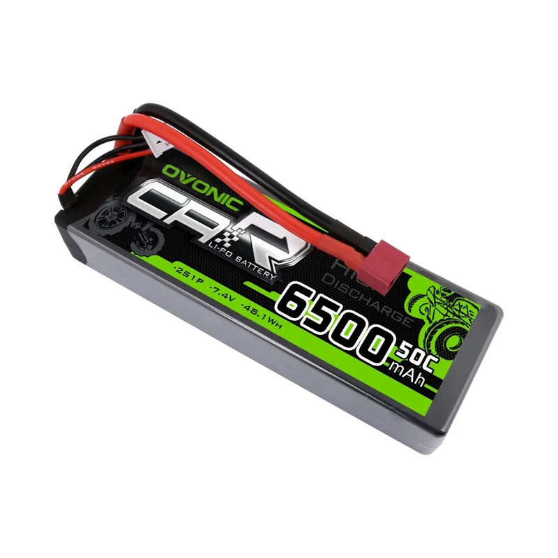 Ovonic Car 2S 6500mAh 7,4V 50C Hardcase LiPo Akku mit Deans Style T-Steckern