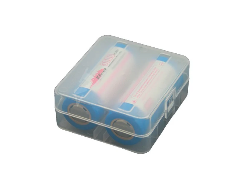 Soshine Akku-Aufbewahrungsbox für 1 oder 2x 26650 max. Akkulänge bei 71,2mm