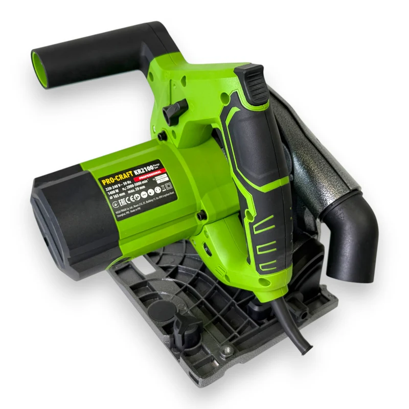 Procraft KR2100 Tauchsäge 1400 Watt 165 mm + 2x Führungsschiene 700 mm