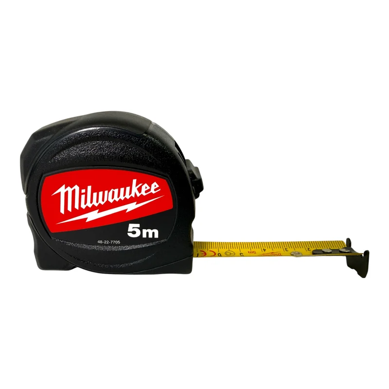 Milwaukee Slim Line Maßband 5m schwarz / rot ( 4932498604 )