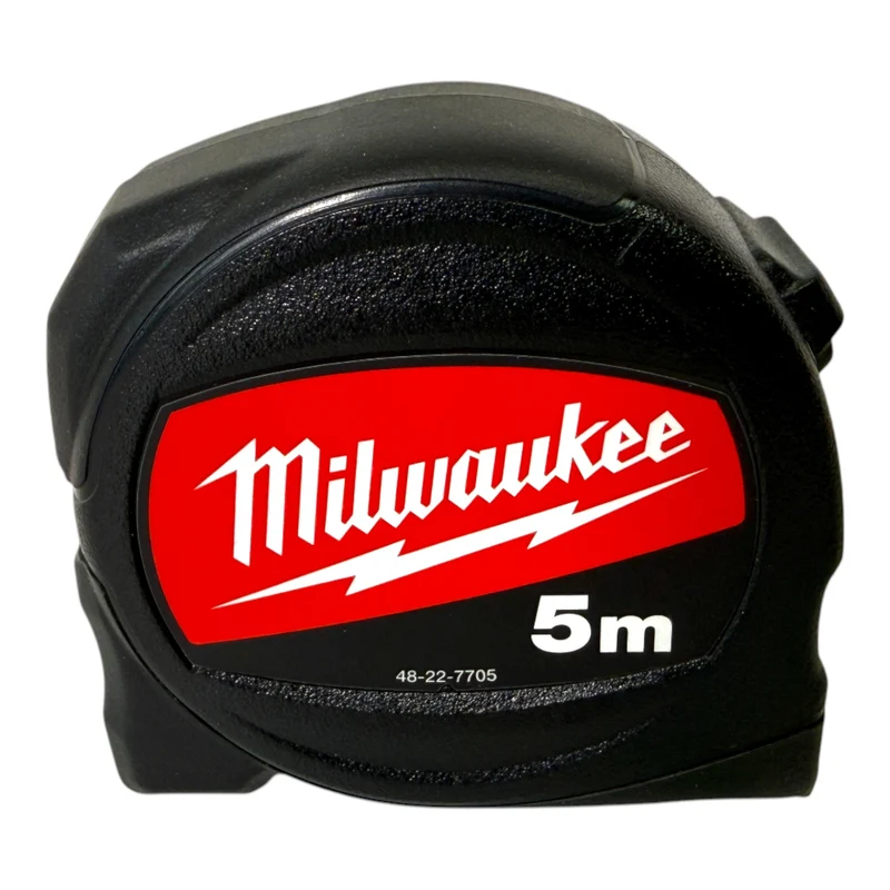 Milwaukee Slim Line Maßband 5m schwarz / rot ( 4932498604 )
