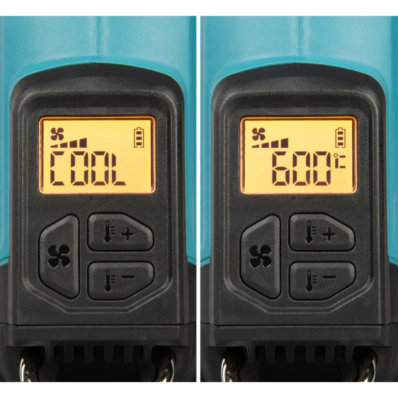Makita HG 001 GZ01 Akku Heißluftgebläse 40 V max. 600 °C + Koffer - ohne Akku, ohne Ladegerät