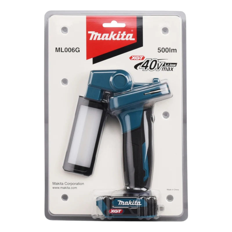 Makita ML 006 GX Akku Arbeitsleuchte 40 V 500 lm LED Solo - ohne Akku, ohne Ladegerät