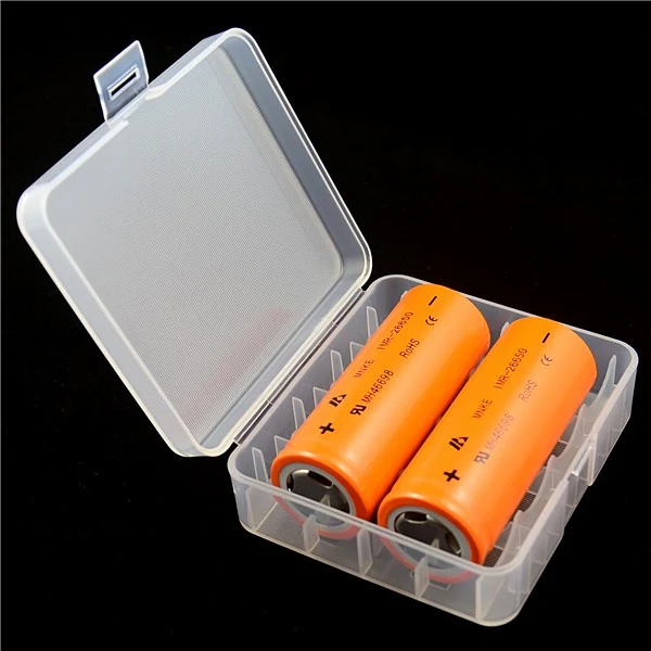 Aufbewahrungsbox D1 für 4x 18650 oder 2x 26650 Li-Ion-Akkus