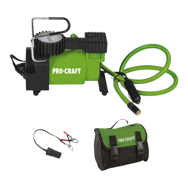 Procraft LK190 Luftkompressor 7 bar mit 12 V Anschluss + Tasche