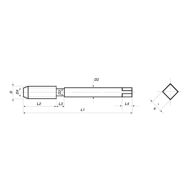 VÖLKEL P.K.21 Handgewindebohrer Satz + Knarre 23 tlg. M3 - M12 DIN 352 ( 47005 )