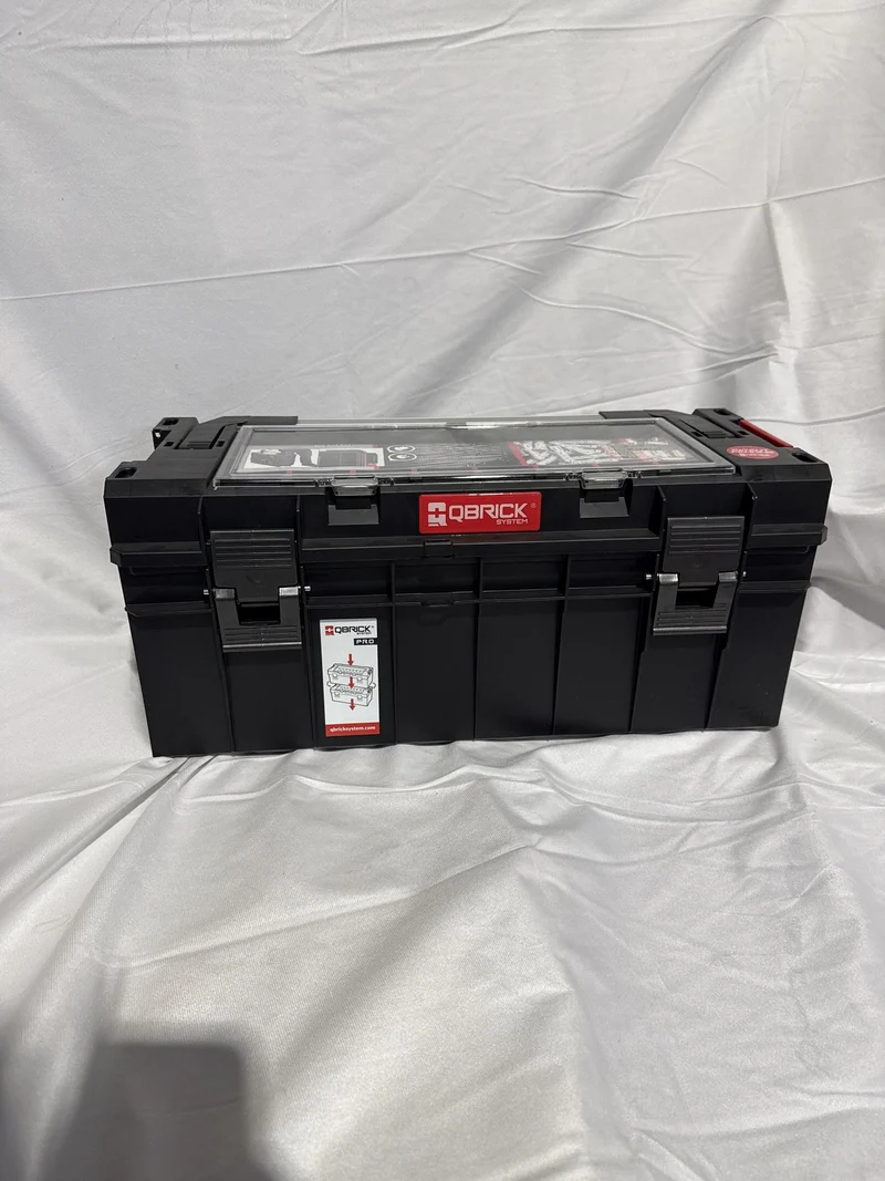 Qbrick System PRO 600 Expert Werkzeugkoffer modularer Organizer 545 x 270 x 246 mm 22 l stapelbar IP54 - Beschädigt
