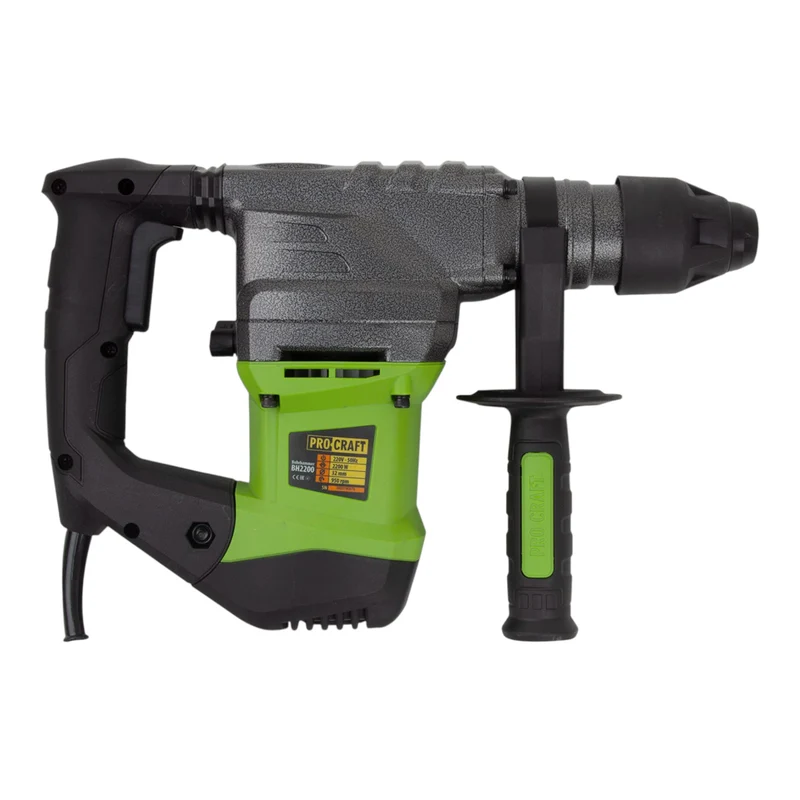 Procraft BH2200 Kombihammer 1500 Watt 6 J SDS plus + Koffer