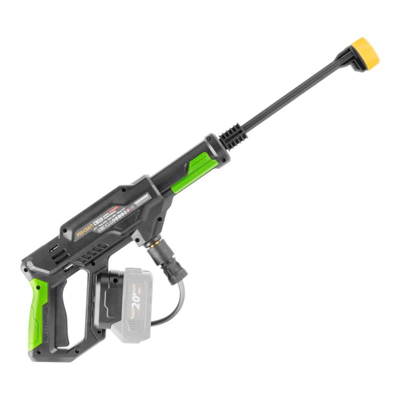 Procraft CW20bb Akku Hochdruckreiniger 20 V 30 bar 180 l/h Brushless + 1x Akku 4,0 Ah + Koffer - ohne Ladegerät
