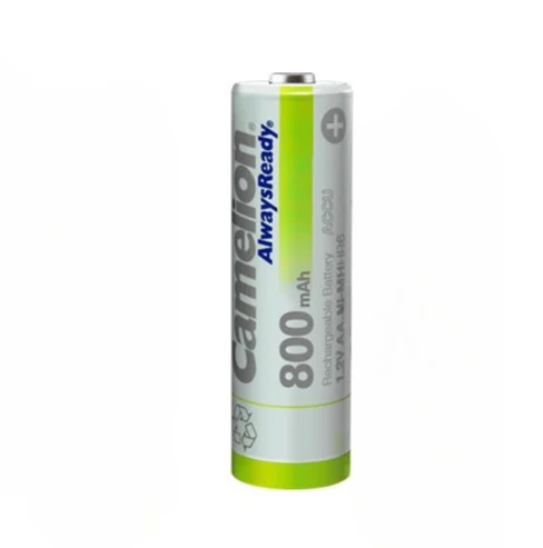 Camelion AA AlwaysReady Akku, ideal für Solar-Leuchten, Telefone, Messgeräte, NiMH, 1,2 Volt 800mAh