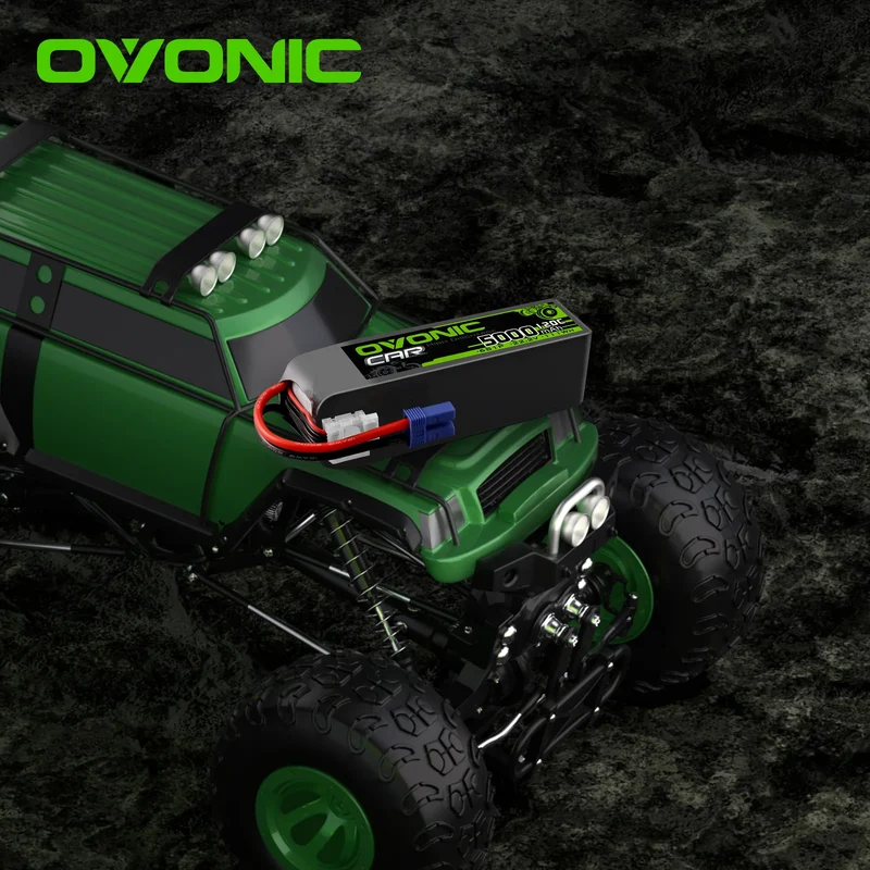 Ovonic Car 6S 5000mAh 22,2V 120C Lipo-Akkupack mit EC5-Stecker (2 Stück)