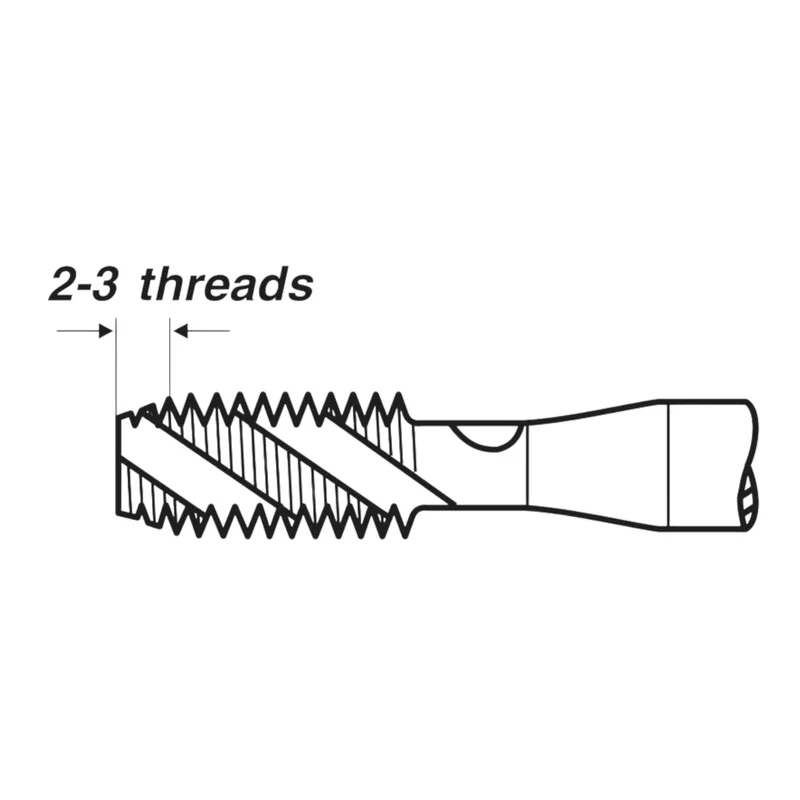 VÖLKEL GRÜNRING Maschinengewindebohrer Satz 7 tlg. M3 - M12 HSS-E DIN 371/376 ( 47863 ) Sackloch - ohne Spiralbohrer