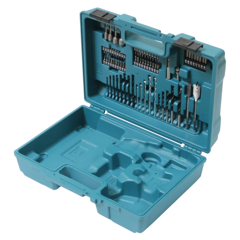 Makita 1831K0-9 Koffer mit 74 tlg. Bit und Bohrer Set 420 x 320 x 135 mm