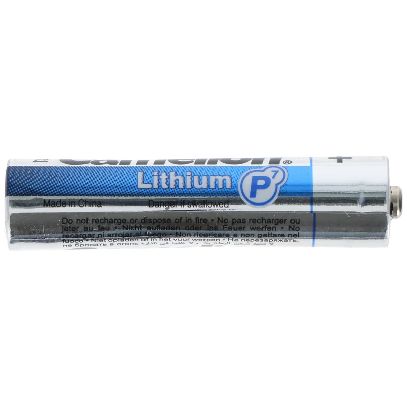 Camelion Lithium Batterie AAA, Micro, FR03, 1,5V, 2er-Blister