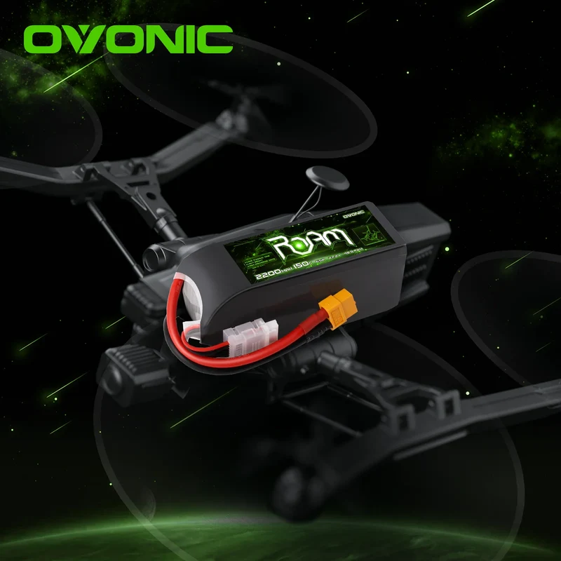 Ovonic Roam Series 6S Lipo Akku 2200mAh 6S1P 150C 22,2V Lipo Akku XT60-Stecker