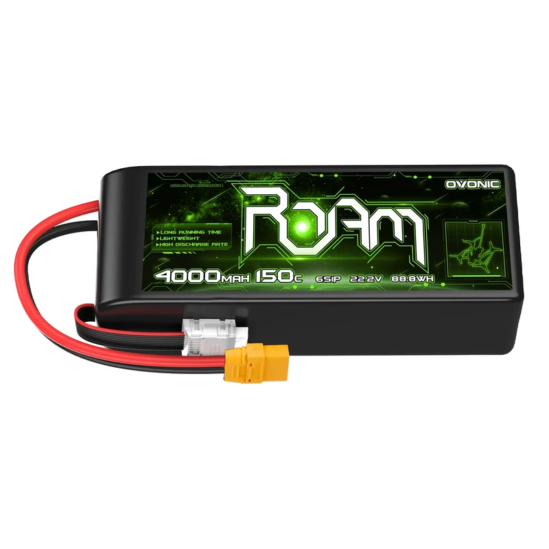 Ovonic Roam Series 6S Lipo Akku 4000mAh 6S1P 150C 22,2V Lipo Akku XT90-Stecker
