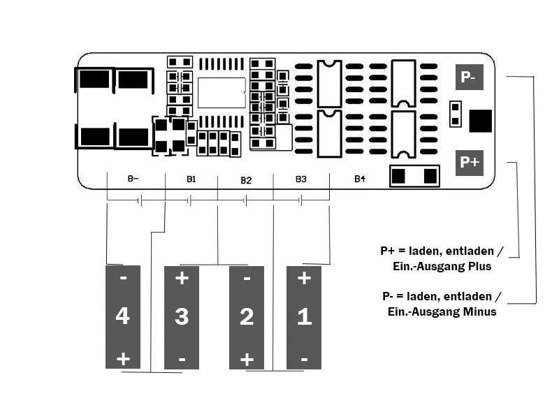 4S PCB/PCM - Keeppower WYY-EBD02-AB (Schutzelektronik)